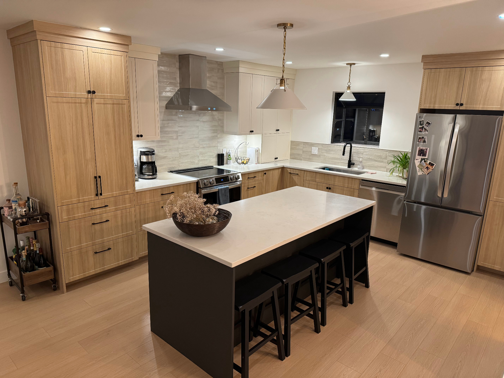 Kitchen refit with island