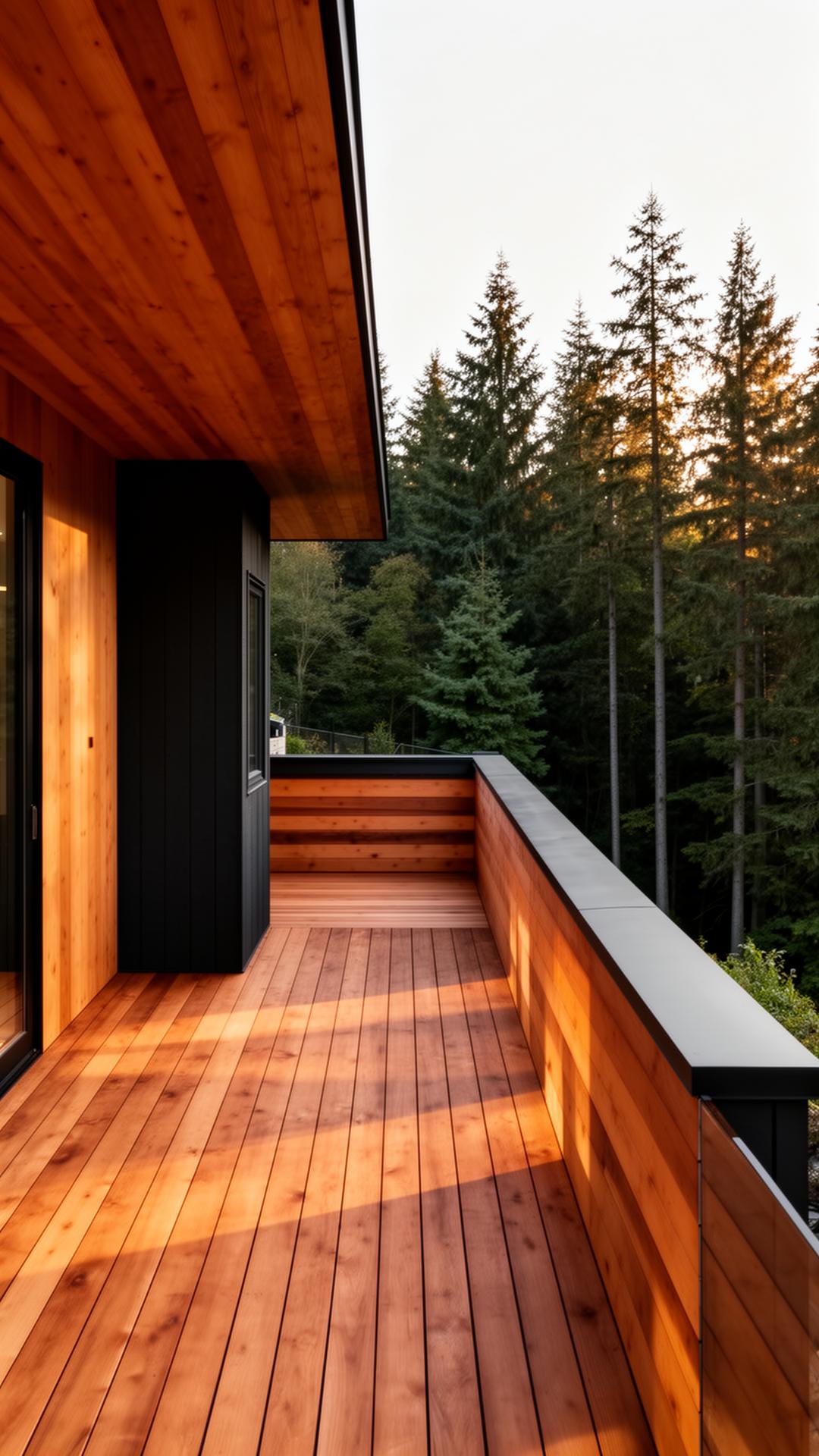 Cedar deck, North Vancouver
